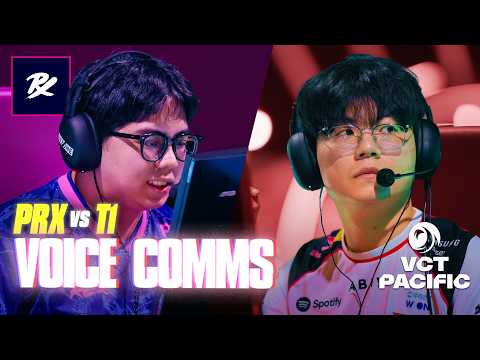 VCT Pacific Stage 1: Paper Rex vs T1 | Voice Comms