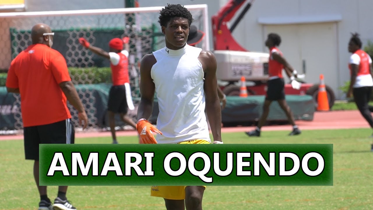 Northwestern 2027 S Amari Oquendo at Miami 7-on-7 Camp