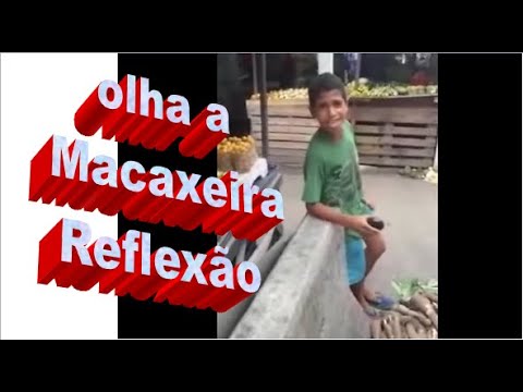 reflexão meme olha a macaxeira cala a boca menino