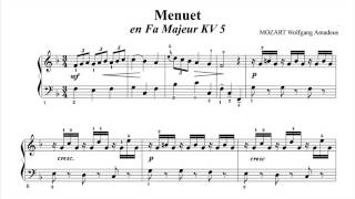 Mozart   Minuet in F Major, KV 5