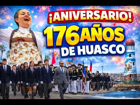 AUTORIDADES REGIONALES SALUDAN A HUASCO EN SU ANIVERSARIO 176