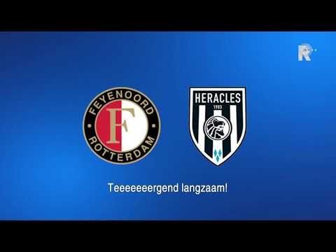 Zo klonk Feyenoord-Heracles (2-1) op Radio Rijnmond