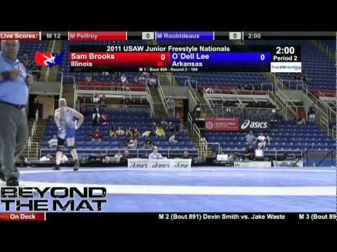 Junior Freestyle 189 - Sam Brooks (IL) vs. O'Dell Lee (AR)
