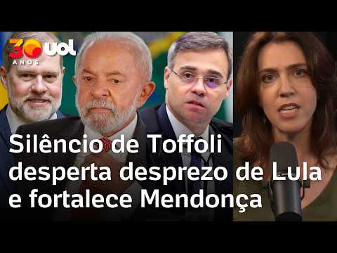 Crise no STF: Silêncio de Toffoli desperta desprezo de Lula e fortalece Mendonça