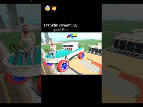 Franklin Found Secret Swimming Pool Car 😱 | Hidden GTA 5 Mission in Indian Bike Driving 3D!