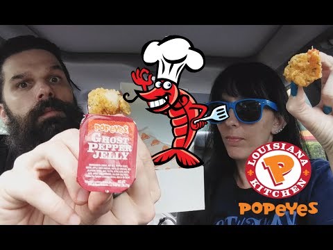 Popeyes Cheddar Biscuit Butterfly Shrimp with Ghost Pepper Jelly Review