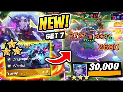 NEW SET 7 YASUO 3 STAR BROKEN GAMEPLAY?! - Teamfight Tactics I TFT Comps Strategy PBE Reveal Guide