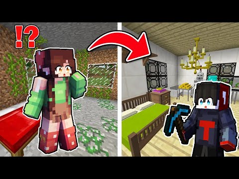 TankDemic - Minecraft - TankDemic Renovated Friend's House To Luxury MODERN HOUSE in OMOCITY😂 | Minecraft ( Tagalog )