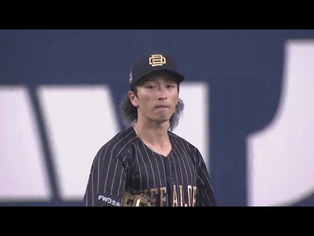 【12回表】ヒットにさせない快足!! バファローズ・福田周平のファインプレー!!  2024年6月2日 オリックス・バファローズ 対 中日ドラゴンズ