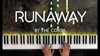 Download lagu Runaway by The Corrs piano cover | lyrics | sheet music mp3