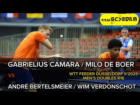 𝐆𝐚𝐛𝐫𝐢𝐞𝐥𝐢𝐮𝐬 𝐂𝐚𝐦𝐚𝐫𝐚 / 𝐌𝐢𝐥𝐨 𝐝𝐞 𝐁𝐨𝐞𝐫 - 𝐀𝐧𝐝𝐫𝐞́ 𝐁𝐞𝐫𝐭𝐞𝐥𝐬𝐦𝐞𝐢𝐞𝐫/ 𝐖𝐢𝐦 𝐕𝐞𝐫𝐝𝐨𝐧𝐬𝐜𝐡𝐨𝐭 | WTT Feeder Düsseldorf II