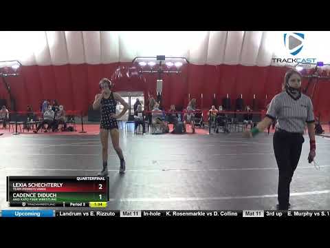 USAW TOA Club Duals HS Boys/701 HS Girls 98-105 Lexia Schechterly Team Pennsylvania Vs Cadence Did