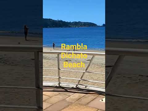 rambla por dichato beach tome region del biobio