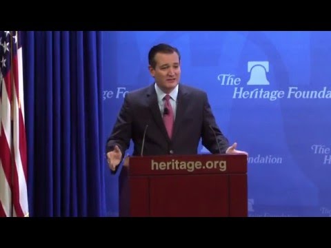 Sen. Cruz Delivers National Security Address at The Heritage Foundation