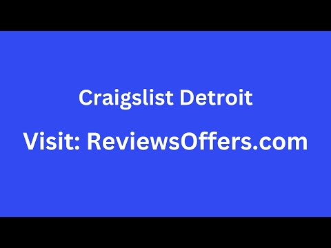 Craigslist Detroit Free