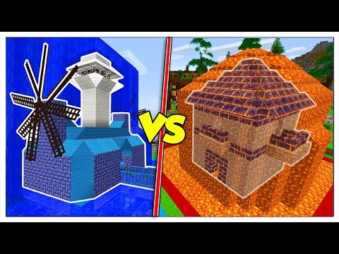 BASE SEGRETA NELLA LAVA CONTRO BASE NELL'ACQUA! - Minecraft ITA
