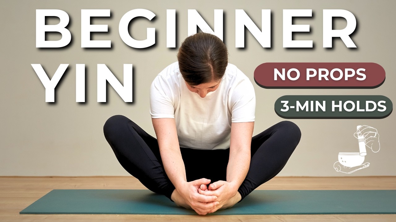 Yin Yoga for Beginners 30 minutes — Yin Yoga class, 34 minutes