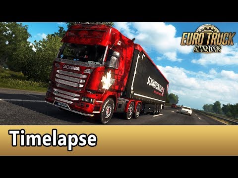 ETS2 Timelapse von Kassel nach Dresden - Dashcam Zeitraffer - ETS2 ProMods 2.27