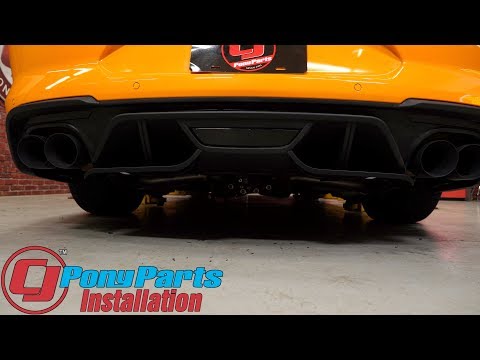 2018-2020 Mustang GT Looks Race-Ready After Installing a Roush Rear Valance Aero Foil Kit