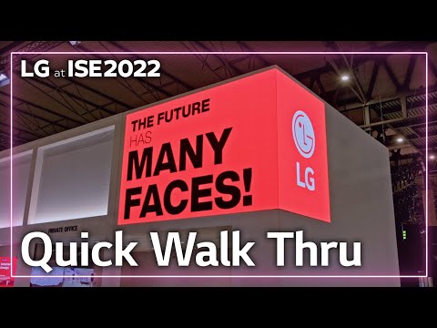 [ISE 2022] LG BOOTH Quick Walk Through