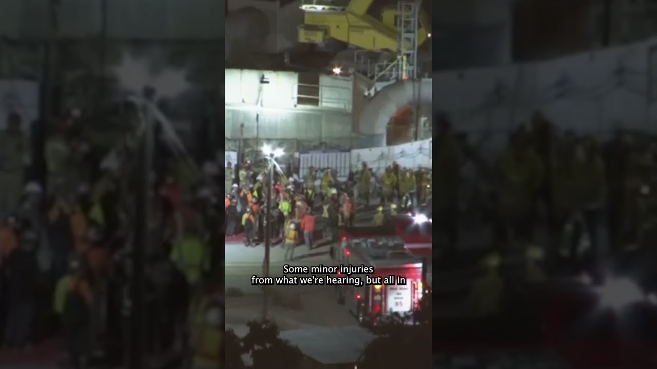 Workers rescued from industrial tunnel collapse in Wilmington