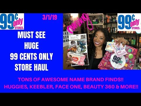 Mega Must See 99 Cents Only Store Haul~Awesome Name Brand Finds for ONLY 99 Cents~Food Beauty & More Video