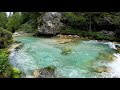 4K Relaxing River  Ultra HD Nature Video  Water Stream & Birdsong Sounds   Sleep Study Meditate