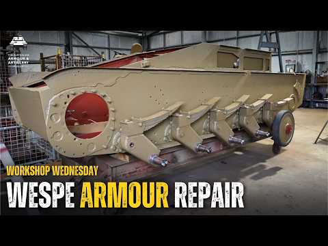 WORKSHOP WEDNESDAY: Repairing WW2 German Armour Plate