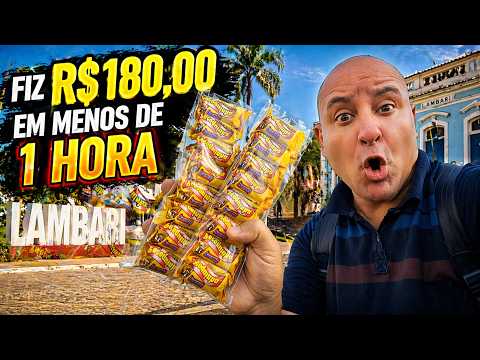 FIZ R$180,00 VENDENDO PAÇOCA EM LAMBARI MINAS GERAIS!