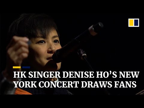 HK singer Denise Ho’s concert draws fans in New York