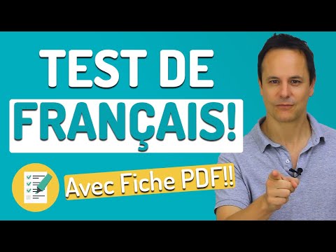 Test de Français avec PDF 📝