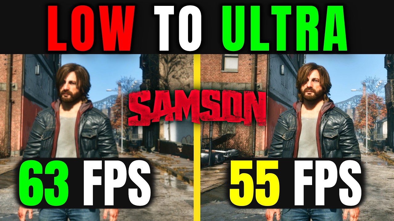 Samson: LOW to ULTRA (RTX 4060 + Ryzen 5600G) - Benchmark