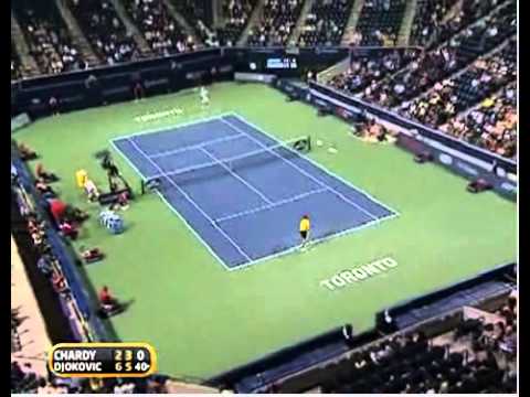 Novak Djokovic vs Jeremy Chardy ATP Masters Toronto 2010 last games & stats