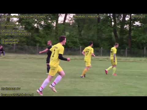 LZS Wola Rzeczycka 5-3 KS Żupawa (5-3 Łagowski Mateusz) 29.05.2021 / Klasa "A"