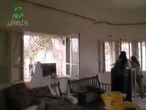 تفجير أحد مقرات النظام في حي الحويقة من قبل لواء درع الأنصار في دير الزور