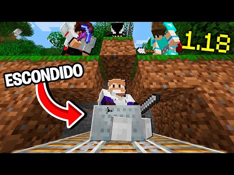 I TRICKED MY FRIENDS WITH THE UNDERGROUND TRAIN IN MINECRAFT
