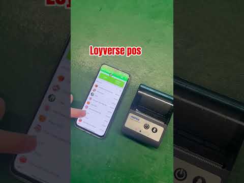 2inch mini Bluetooth receipt printer for Loyverse pos #thermalprinter #receiptprinter #hspos