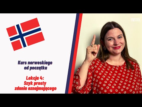 💥 Kurs norweskiego dla początkujących odc. 4: Szyk prosty w języku norweskim ✅