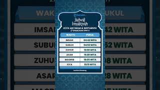 Jadwal Imsakiyah 27 Ramadhan 1444 H  untuk Daerah Kota Bima dan Sekitarnya
