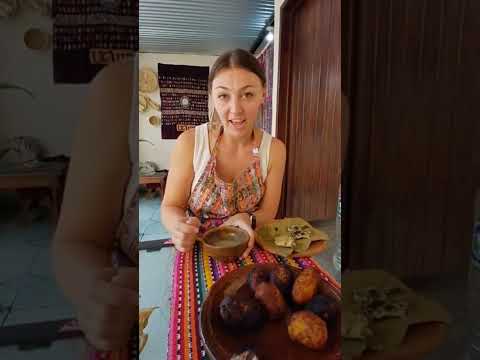 Our guests love Utum! 🇬🇹 Maya Kaqchikel Cooking Experience #shorts #AntiguaGuatemala
