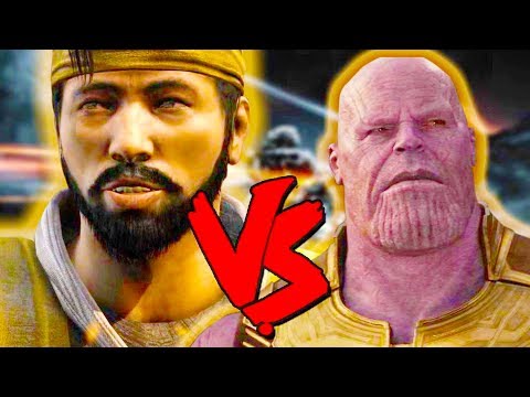 Hanzo Hasashi Vs Thanos Army - Epic Battle - Mortal Kombat Costume Skin Mod
