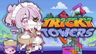 Blocks Stacked Kinda Neatly - Tricky Towers【Maria Marionette | NIJISANJI EN】