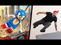 I Tried Stunts From The LEGO Movie IN REAL LIFE