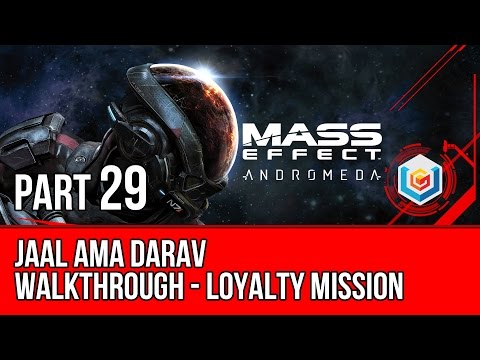 MASS EFFECT ANDROMEDA Walkthrough Gameplay Part 29 - Jaal Loyalty Mission (Mass Effect 4)