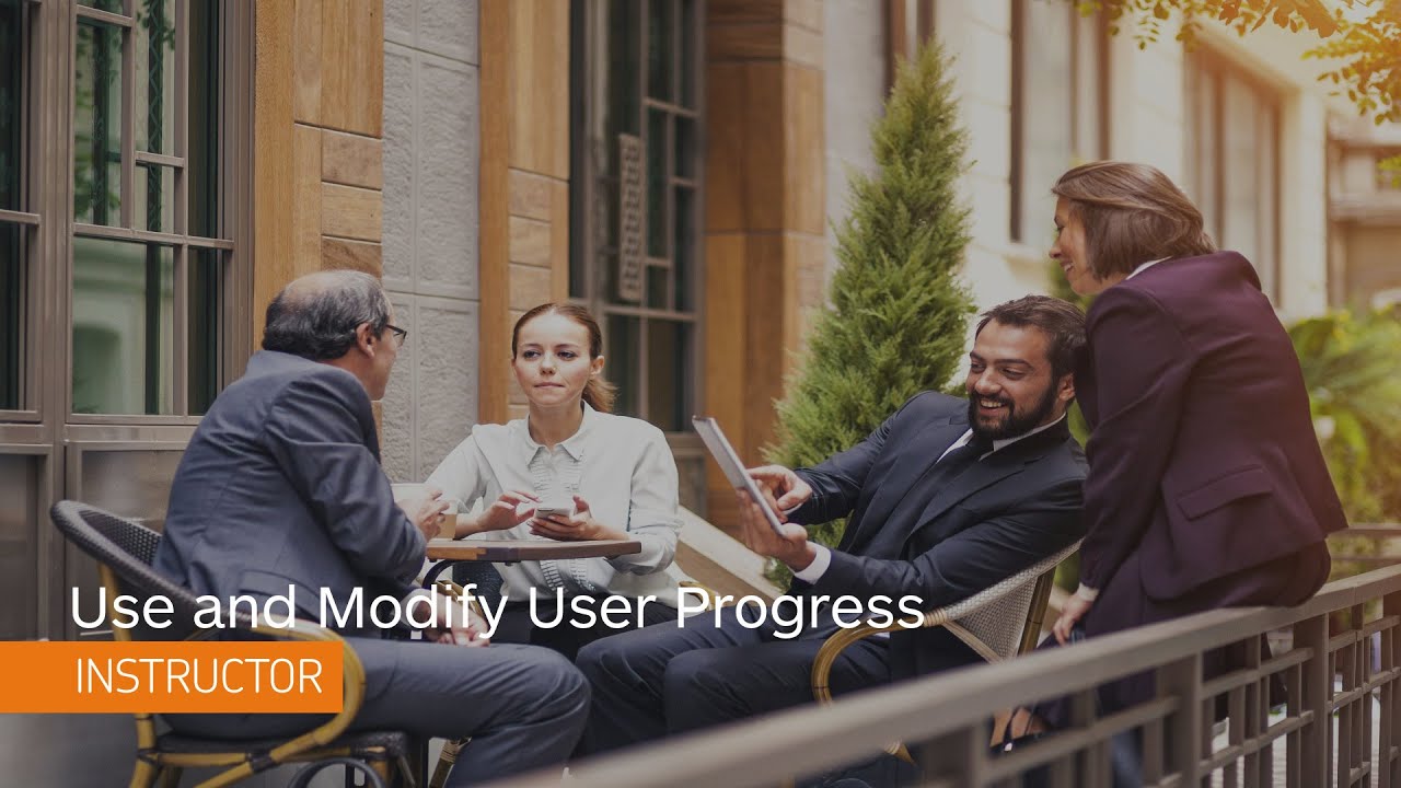 Class Progress - Use and Modify User Progress - Instructor