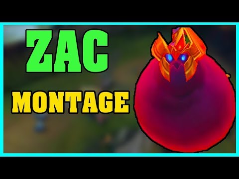 ZAC Montage #1 - GOD LEVEL ZAC PLAYS 2018 | LEAGUE OF LEGENDS