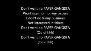 Lady Gaga - Paper Gansta, Lyrics.