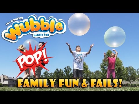 WUBBLE BUBBLE Explosion!  POPPING The Ball That Looks Like a Bubble!
