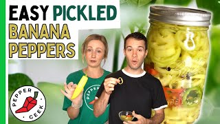 Pickled Banana Peppers - Quick, Crunchy, and Easy! Pepper Geek