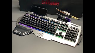 Red Thunder K900 Gaming Keyboard - ASMR Unboxing